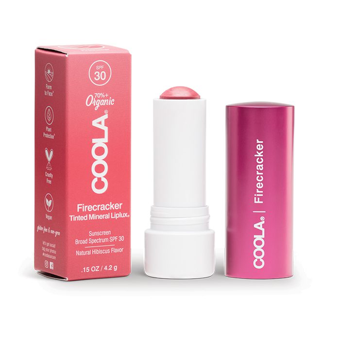 Mineral Liplux Organic Tinted Lip Balm Sunscreen SPF 30
